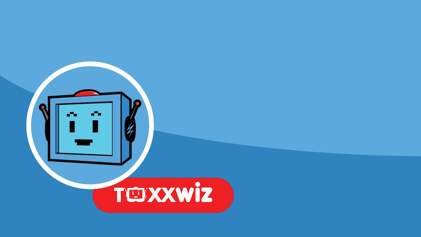 Taxx Wiz brand mascot and logo